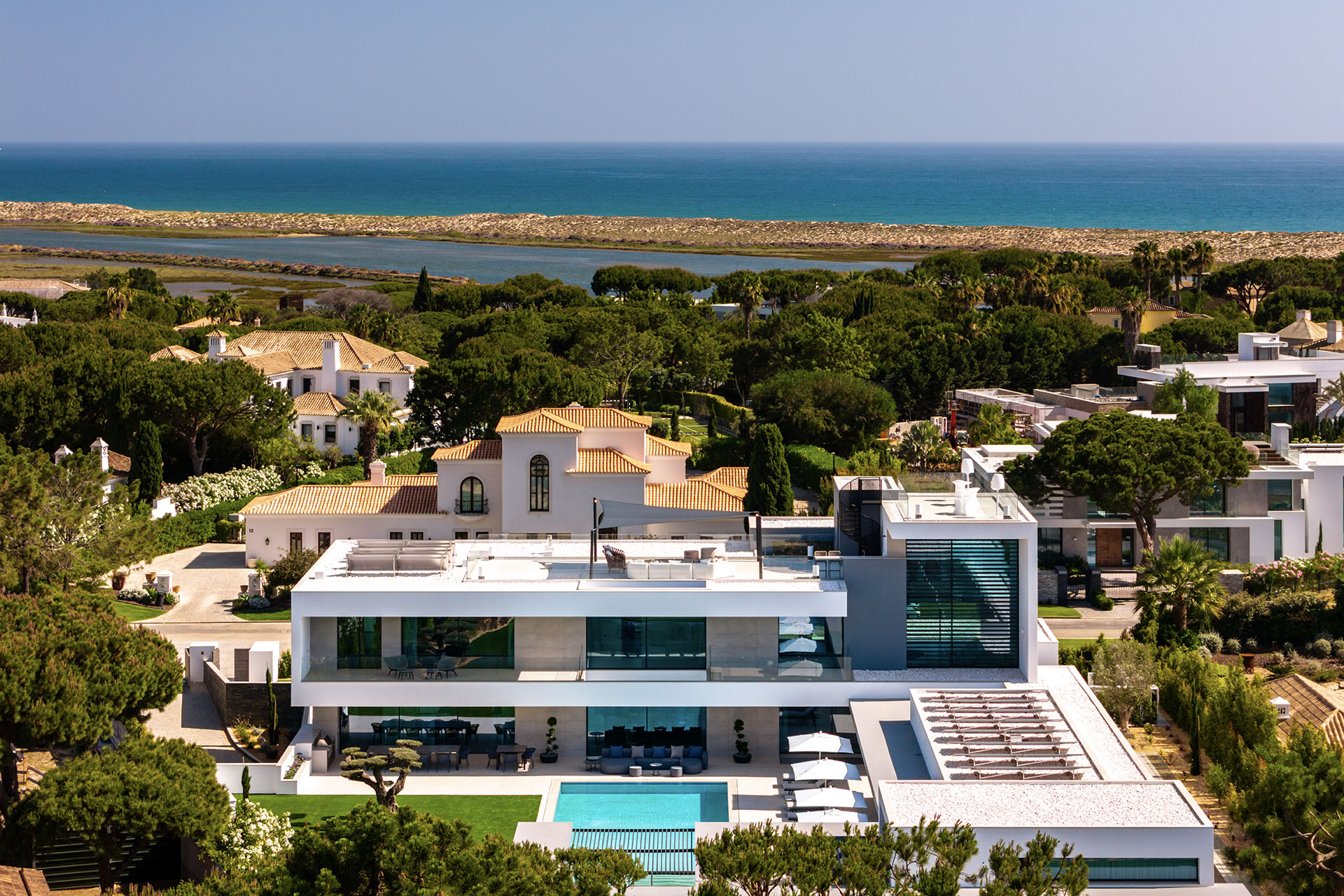 Lake Front Villa, Quinta Do Lago photograph